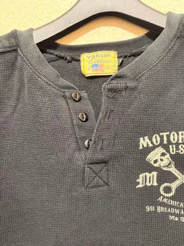 vanson 헨리넥 7부 소매 M