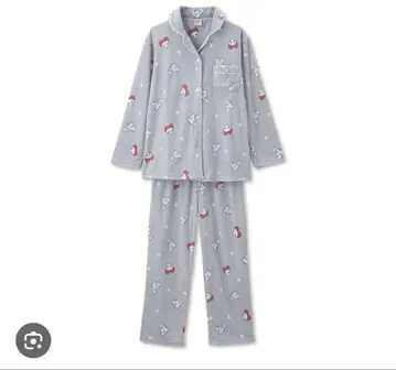 베이맥스 하트 무늬 플리스 룸웨어