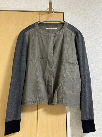 그레이 노카라 자켓