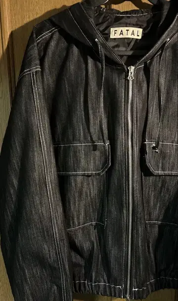 FATAL 데님 지퍼 후디 자켓