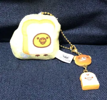 리락쿠마 베이커리 제일복권 쿠션 키링 키이로이토리