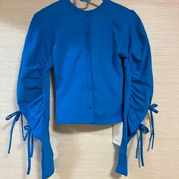 MAISON SPECIAL 파랑 긴팔 가디건