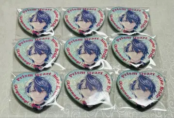 니지산지 코야나기 로우 2025 주운 브라이드 하트형 캔뱃지