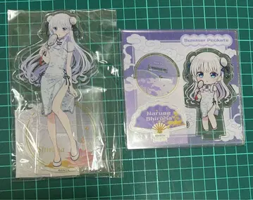 나루세 시로하 아크릴 스탠드 GIGO 차이나 드레스 썸머 포켓츠 2종