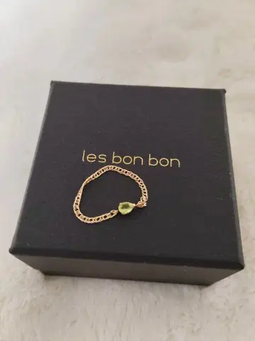 les bon bon 하트 모양 보석 반지 #11