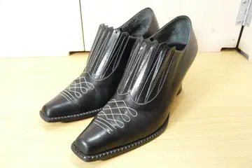 DIANA 블랙 천연 가죽 부티 24.5cm CA26101