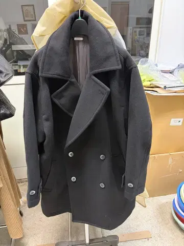 ADRER 비버 멜톤 오버 P 코트