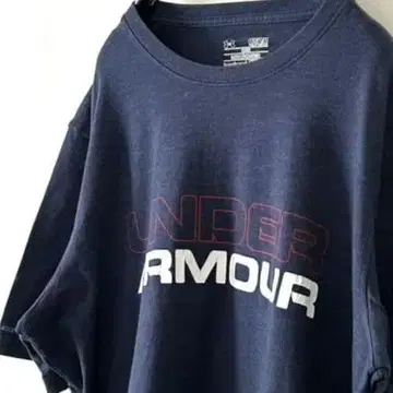 언더아머 UNDER ARMOUR 티셔츠 네이비 네이비 컬러 구제 의류