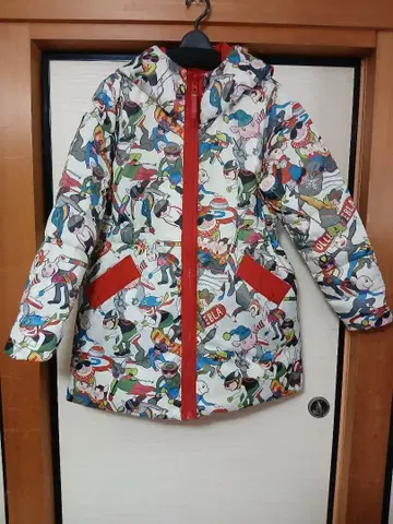 알베로베로 다운 코트 레드 네고 불가!!