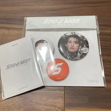 무카이 코지 SnowMan 대만 타이베이 팝업 캔 배지 트레이딩 카드