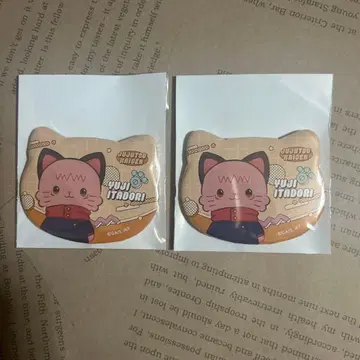 주술회전 withCAT 캔뱃지 이타도리 유우지 2개 세트