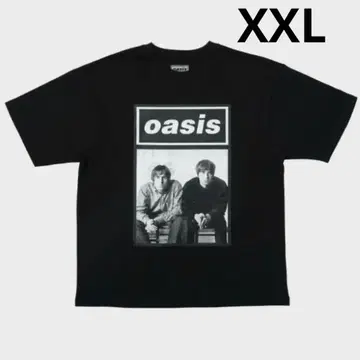 오아시스 공식 oasis live '25 도쿄 공연 T셔츠 흑백 XXL