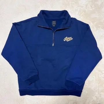 하프 지퍼 맨투맨 루카 RVCA 네이비 M 사이즈