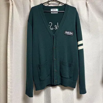 더블 스틸 그린 가디건 L 사이즈