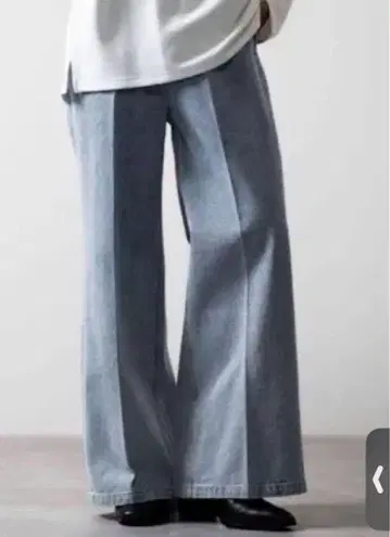 [CLEL] 빈티지 디자인 플레어 데님 팬츠