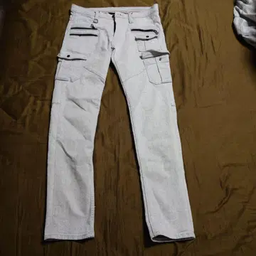 그레이 슬림핏 데님 팬츠 사이즈 48