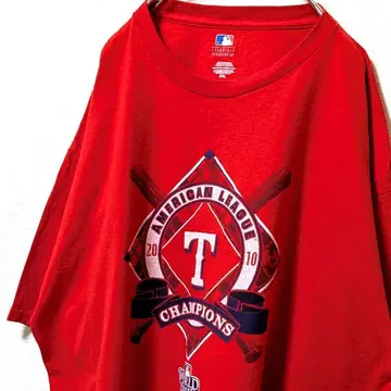 MLB 텍사스 레인저스 T셔츠 레드 빨간색 2XL 구제 의류