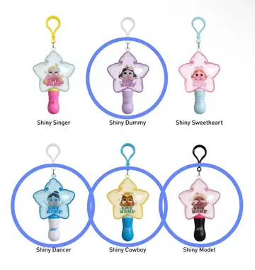 4종 세트 CRYBABY SHINY SHINY 시리즈 루미나스 펜던트