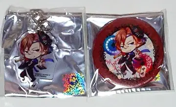 문호 스트레이독스 캔뱃지 아크링 키링