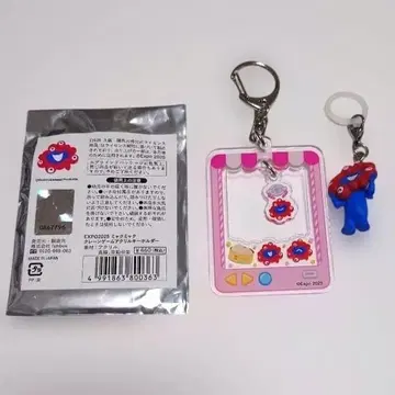 미야쿠미야쿠 오사카 만박 뽑기 게임 아크릴 키링과 메지루시 액세서리