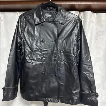 빈티지 GALCONNIER 블랙 더블 라이더 자켓