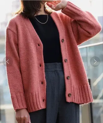 B:MING by BEAMS / 에드워드 V넥 니트 가디건