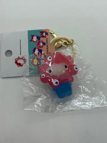 오사카 간사이 만박 산리오 미야쿠미야쿠 클리어 키링 헬로키티