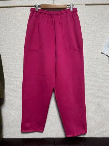 90s USA제 스웨트 팬츠 핑크 L