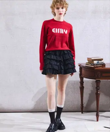 eimy istoire EIMY 로고 니트 레드