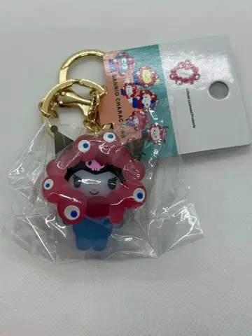 간사이 만박 산리오 미야쿠미야쿠 변신 입체 마스코트 키링 클리어 쿠로미