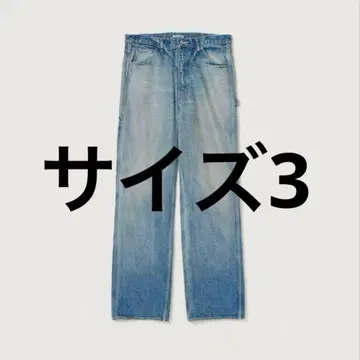 [ AURALEE ] 24AW DENIM PAINTER PANTS 3