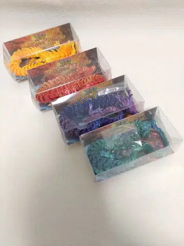 [ 미개봉 새상품 ] 3D 피젯 드래곤 전 4종 세트