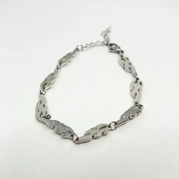 새상품 체인 팔찌 불꽃 액세서리 스테인리스