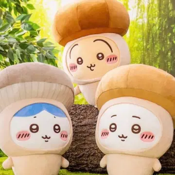 치이카와 버섯 인형옷 BIG 봉제 인형 치이카와 하치와레 토끼 3점