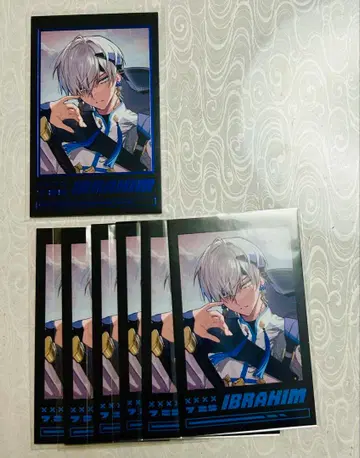 니지산지 이브라힘 배틀 모드 battlemode 폴라로이드풍 카드