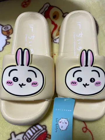 치이카와 (먼작귀) 토끼 디자인 샌들 슬리퍼