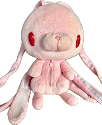 범용 토끼 백팩 봉제 인형 핑크