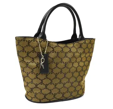 새상품급 Roberta di Camerino 미니 토트백 골드/블랙