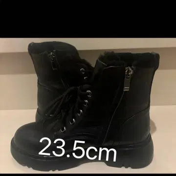여성용 블랙 부츠 23.5cm