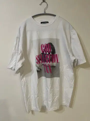 GOD SELECTION XXX 화이트 T셔츠