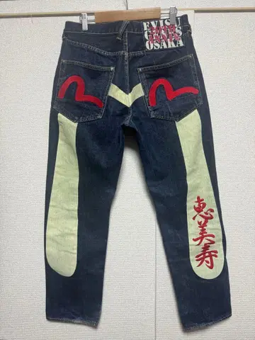 초레어 EVISU 20주년 오사카 한정판 데님