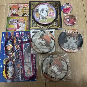 은혼 카구라 캔뱃지 아크릴 스탠드 세트 2