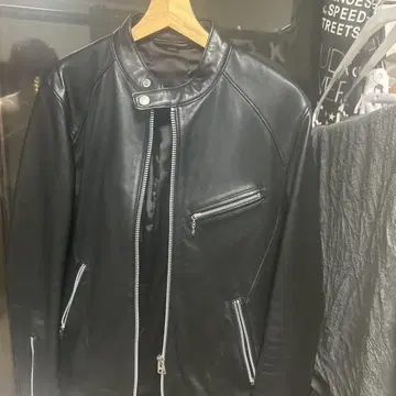 JACKROSE 블랙 싱글 라이더 자켓 사이즈 3