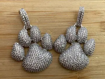 925 dog paw 펜던트 개 발 발바닥 avalanche 도그파우