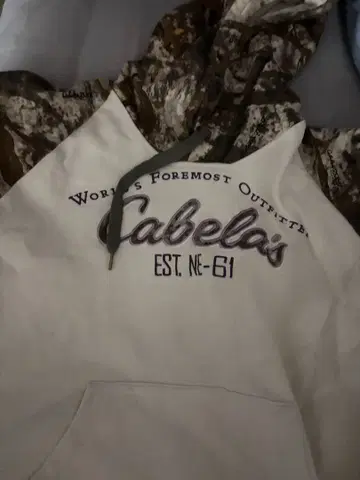 Cabela's 카모플라쥬 후드티