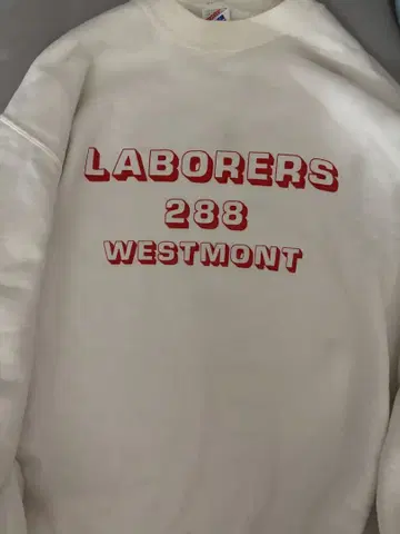 LABORERS 288 WESTMONT 맨투맨 XL