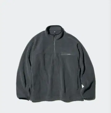 UNIQLO 플리스 오버 사이즈 하프 지퍼 풀오버 M