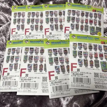 드래곤볼 제일복권 40th~그~ F상 아크릴 스탠드 8점