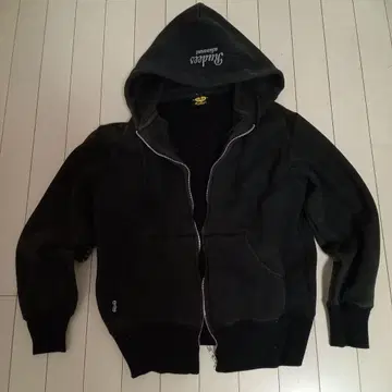 Rudee's 블랙 후드 부착 후드티 M