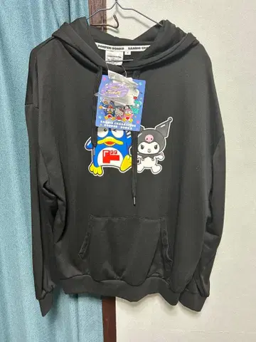 새상품 돈펜 쿠로미 콜라보 후드티 블랙 M